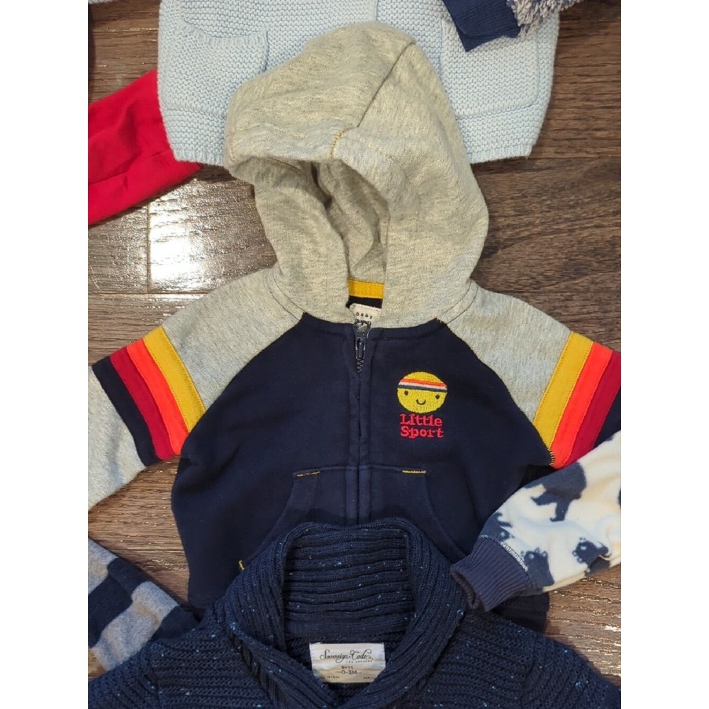 Baby Boys 3 Month‎ Bundle Sweatshirts Sweaters Hoodies image 6